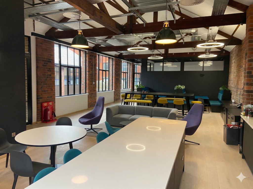 Talent lounge & break room β B-1 Studios UK