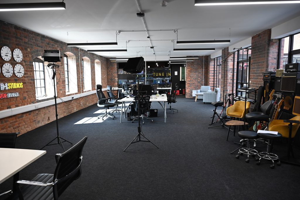 Full studio floor β B-1 Studios, Birmingham UK international production