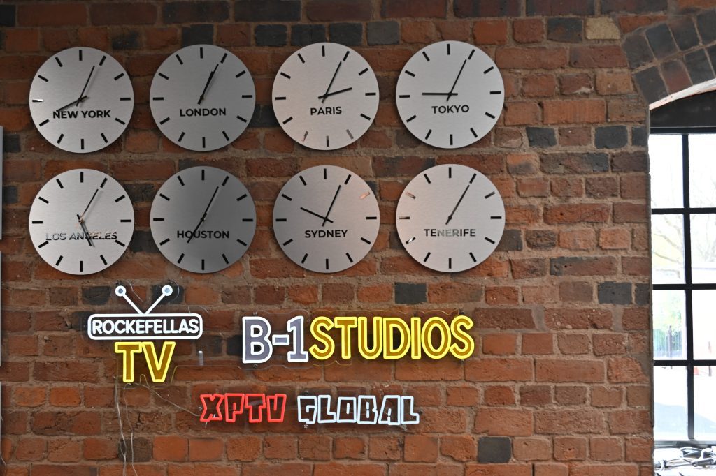Global broadcast studio β B-1 Studios Birmingham, UK